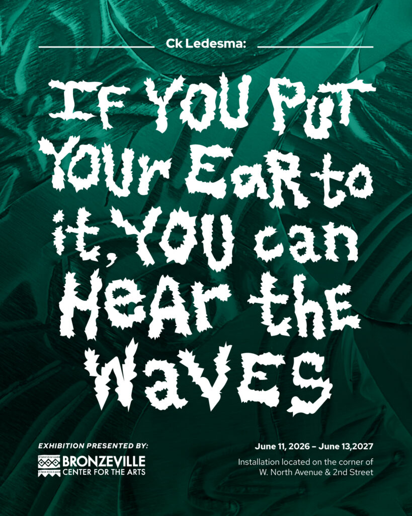 CK Ledesma: If you put your ear to it, you can hear the waves
